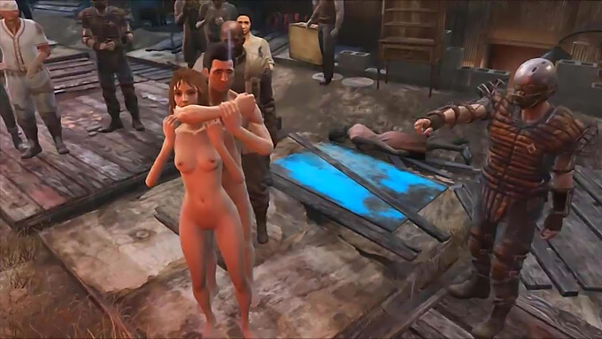 Fallout 4: Dziki Publiczny Seks Grupowy W Diamond City