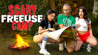 Freeuse Fantasy Presents A Scary Camp Encounter With Hairy And Brown Bodies