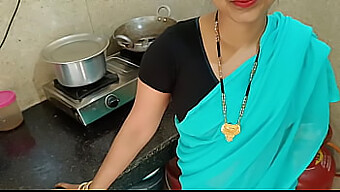 A Newlywed Wife Engages In Sexual Activity With Her Step-Brother In The Kitchen While Talking To Her Husband, All Caught On Video In Explicit Hindi Audio