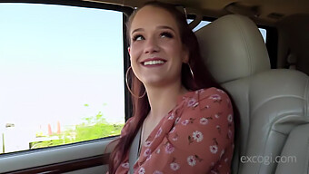 Redlight District Babe Gives Pov Blowjob In Car