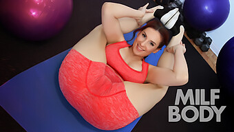 Fitness Trainer Adds Dildo To Exercise Ball, Inviting Kelly Caprice For Wild Ride